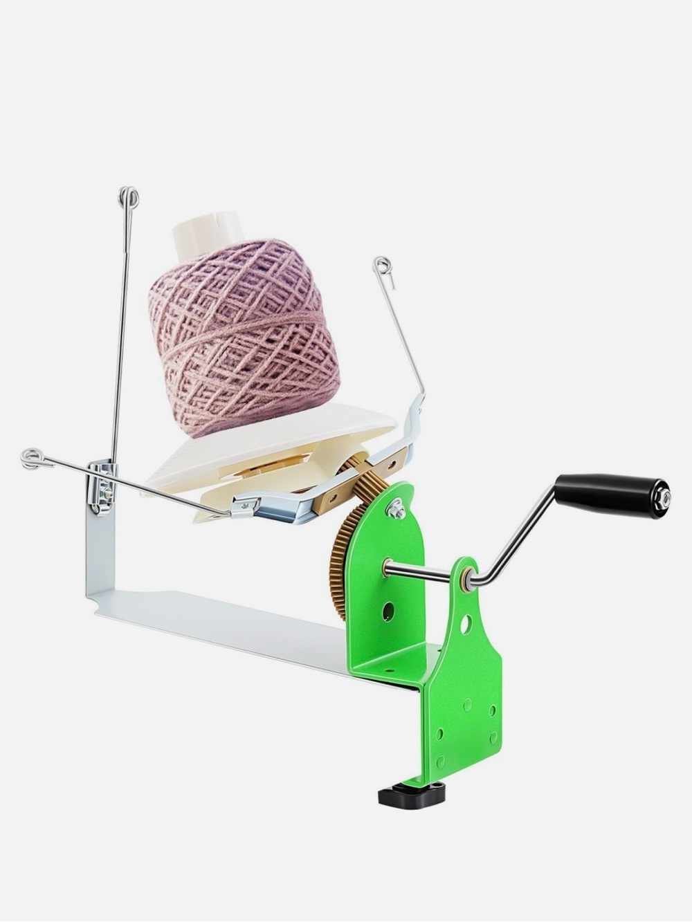 Green Hand Crank Yarn Winder by